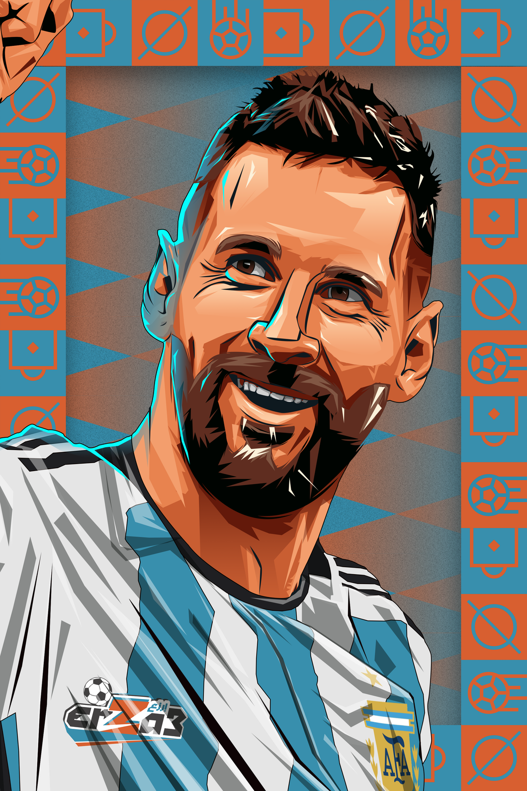 Leo Messi Portrait